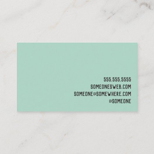 Peace Dove Yellow Rose Tattoo Hand Visitekaartje (Achterkant)