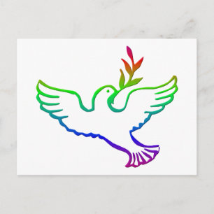 PEACE DOVES BRIEFKAART