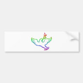 PEACE DOVES BUMPERSTICKER (Voorkant)