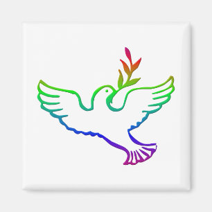 PEACE DOVES MAGNEET