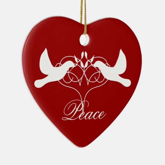 Peace Doves Ornament (Rechts)