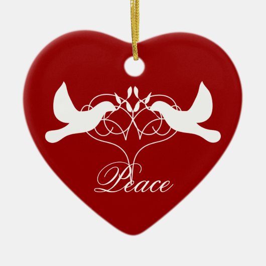 Peace Doves Ornament (Voorkant)