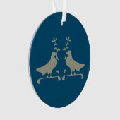 Peace Doves Ornament (voorkant)