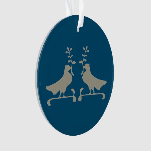 Peace Doves Ornament (voorkant)
