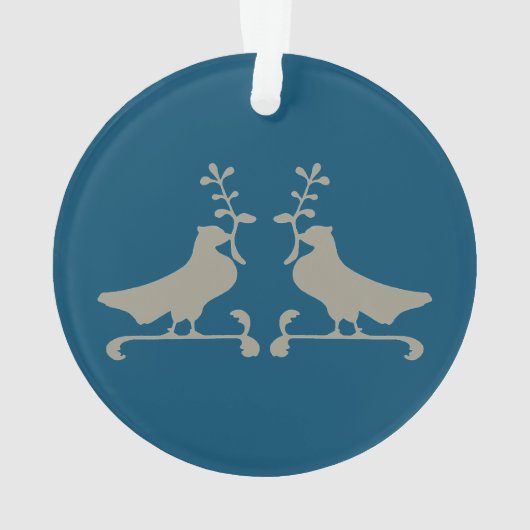 Peace Doves Ornament (achterkant)