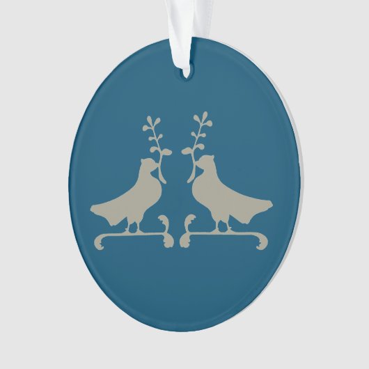 Peace Doves Ornament (voorkant)