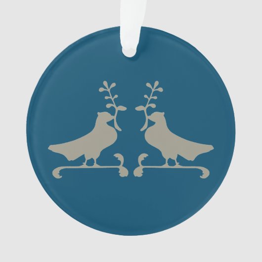 Peace Doves Ornament (voorkant)