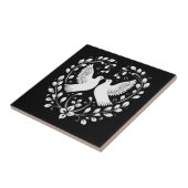 Peace Doves Tegeltje (Zijkant)