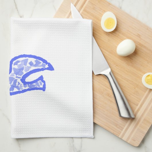 Peace Doves Theedoek (Quarter Fold)