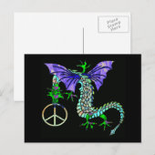 Peace Dragon Briefkaart (Voorkant / Achterkant)