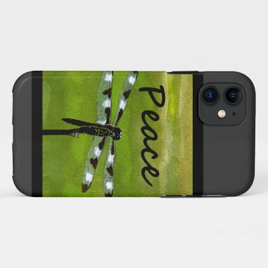 Peace Dragonfly Case-Mate iPhone Case (Achterkant (horizontaal))