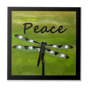 Peace Dragonfly Tegeltje