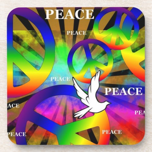 Peace Drankjes Onderzetter (Voorkant)