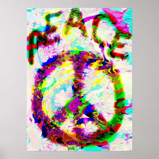 PEACE-druk Poster (Voorkant)