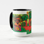 Peace Drummer Mok (Voorkant links)