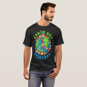 Peace Earth Day Everyday 60s 70s Hippie Retro Envi T-shirt (Voorkant volledig)