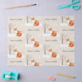 Peace Earth Minimalist Vos Vogel Dier Tissuepapier (Craft)