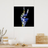 Peace Earth Poster (Keuken)