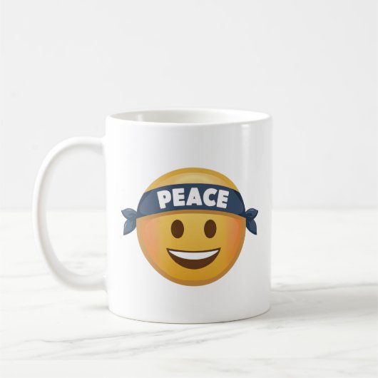 Peace Emoji Koffiemok (Links)