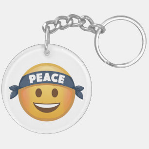 Peace Emoji Sleutelhanger