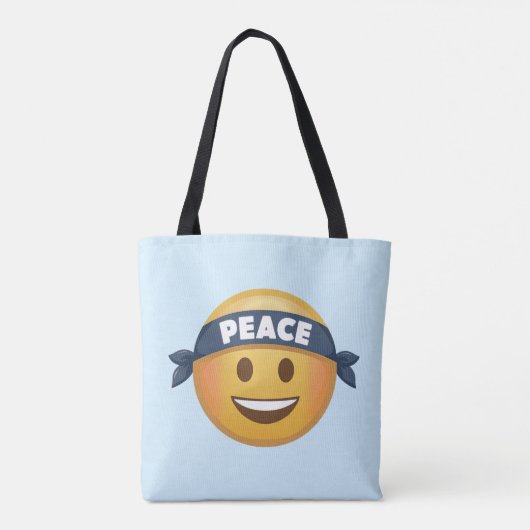 Peace Emoji Tote Bag (Achterkant)