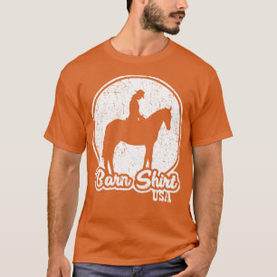 Peace en Quiet Horse Barn USA T-shirt