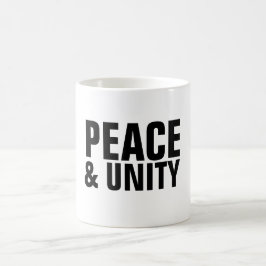 PEACE en UNITY Mok