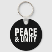 PEACE en UNITY Sleutelhanger (Voorkant)