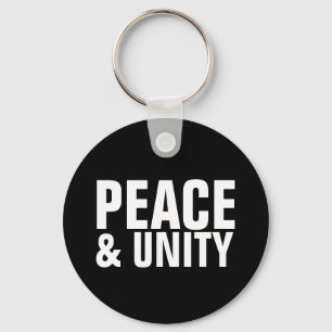 PEACE en UNITY Sleutelhanger