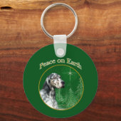 Peace English Setter Sleutelhanger (Achterkant)