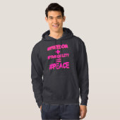 "PEACE EQUATION" — Cute Design. Bestel nu Hoodie (Voorkant volledig)