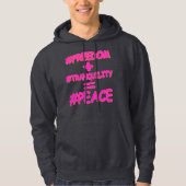 "PEACE EQUATION" — Cute Design. Bestel nu Hoodie (Voorkant)