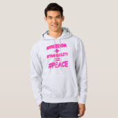 "PEACE EQUATION" — Cute Design. Bestel nu Hoodie (Voorkant volledig)