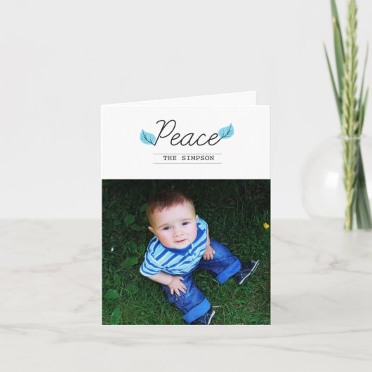 Peace Feestdagen Kaart (Voorkant)