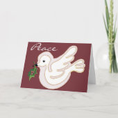 Peace Feestdagen Kaart (Voorkant)