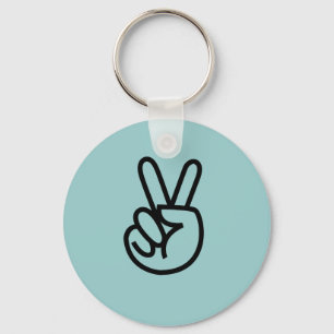 Peace Fingers Sleutelhanger