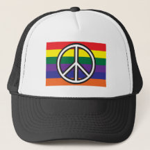 Peace Flag Trucker Hat