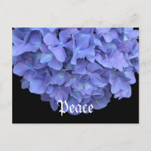 Peace Floral Briefkaart