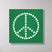Peace Floral Canvas Afdruk (Voorkant)