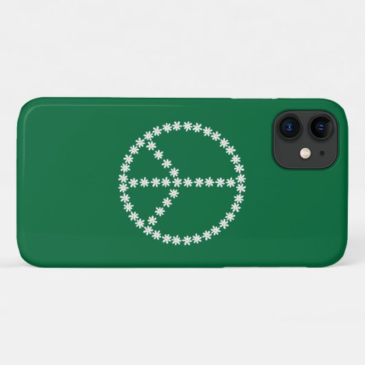 Peace Floral Case-Mate iPhone Case (Achterkant (horizontaal))