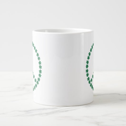 Peace Floral Grote Koffiekop (Voorkant)