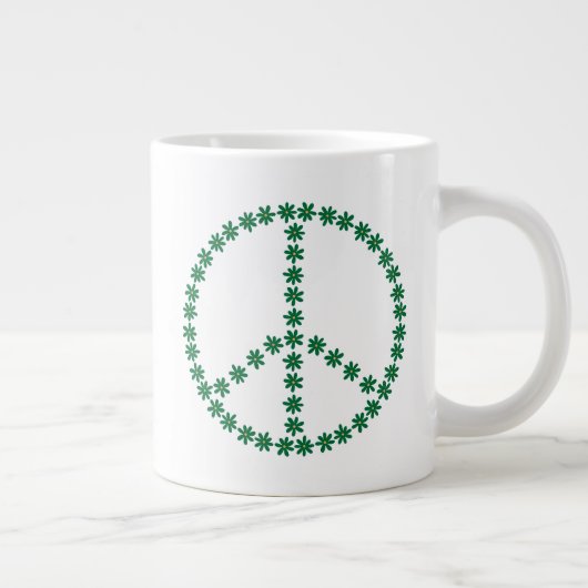 Peace Floral Grote Koffiekop (Rechts)