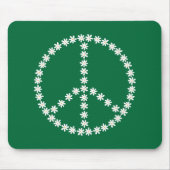 Peace Floral Muismat (Voorkant)