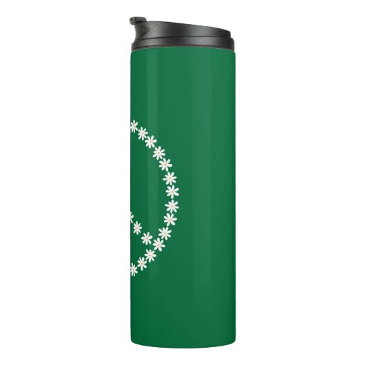 Peace Floral Thermosbeker (Geroteerd rechts)