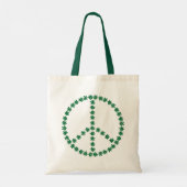 Peace Floral Tote Bag (Achterkant)