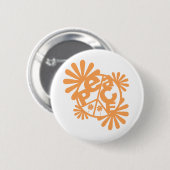 Peace Flower Button (Voorkant /achterkant)