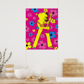 Peace Flower Poster (Keuken)