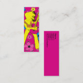 Peace Flower - Skinny Card Mini Visitekaartje (Voorkant / Achterkant)