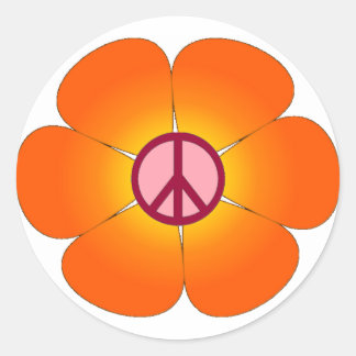 Peace Flower sticker