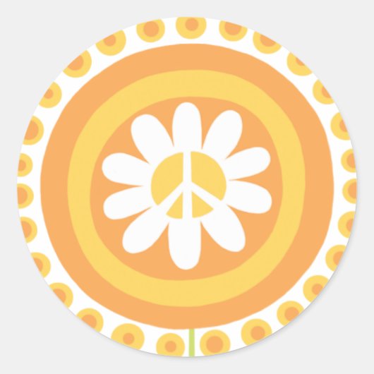 Peace Flower Stickers (Voorkant)